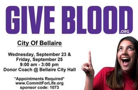 Blood Drive at Bellaire City Hall