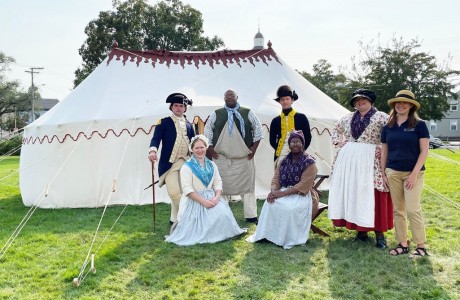 George Washington’s Tent Visits Bayou Bend