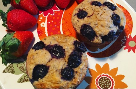 Blueberry Oat Muffins
