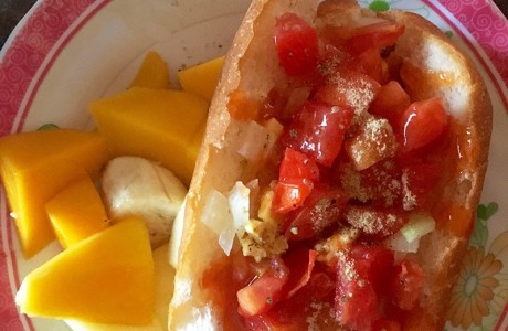 Scrambled Hot Dog