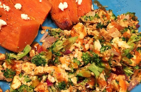 Tofu Curry Scramble