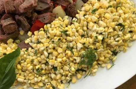 Corn with Herbs and Lime