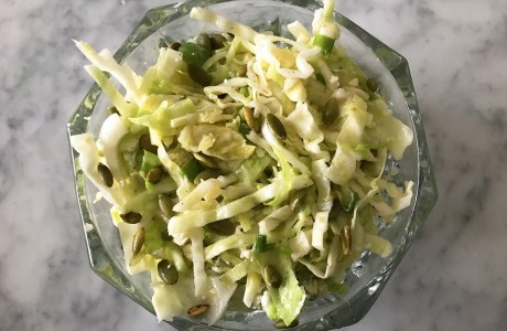 No-Mayo Blue Cheese Coleslaw