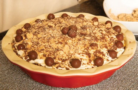 Malted Milk Ball Pie