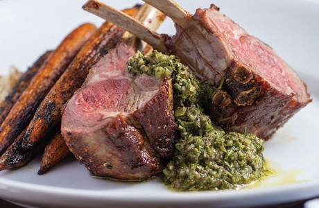 Roasted Lamb With Chimichurri Sauce