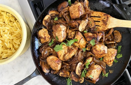 French Onion Chicken with Mushrooms