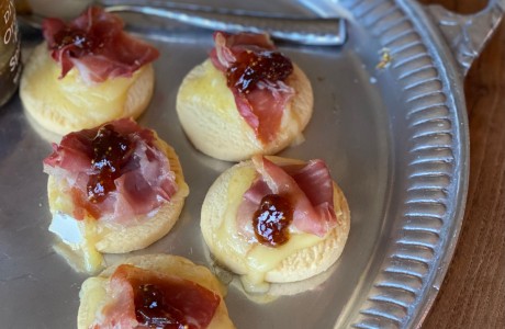 Ayesha Curry’s Brie and Prosciutto Shortbread
