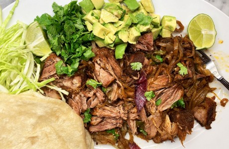 Lone Star Style Pulled Pork Tacos