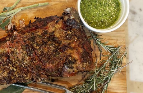 Pork Shoulder with Salsa Verde