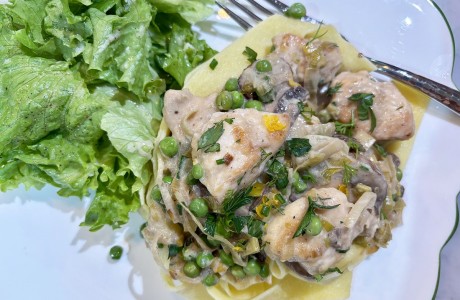 David Tanis’ Spring Chicken with Mushrooms and Lemon