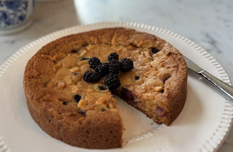 Blackberry Almond Cake
