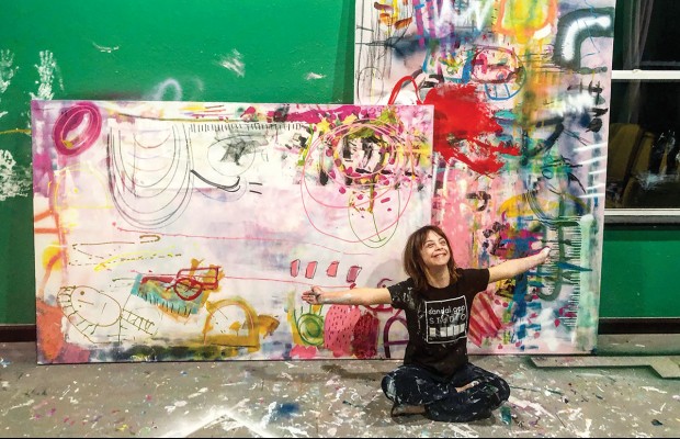 Speaking Through Art The Buzz Magazines I'm also loving my outfit in this pic. speaking through art the buzz magazines