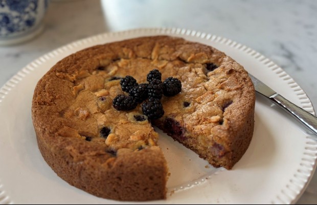 Blackberry Almond Cake