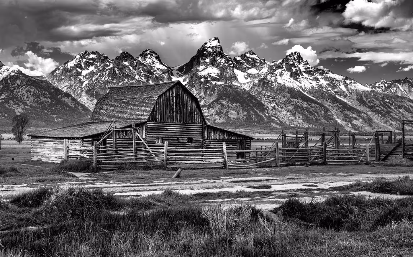 John Moulton Barn B&W