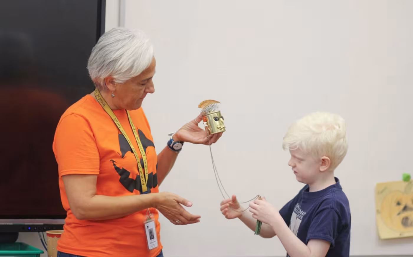 teacher student pumpkin