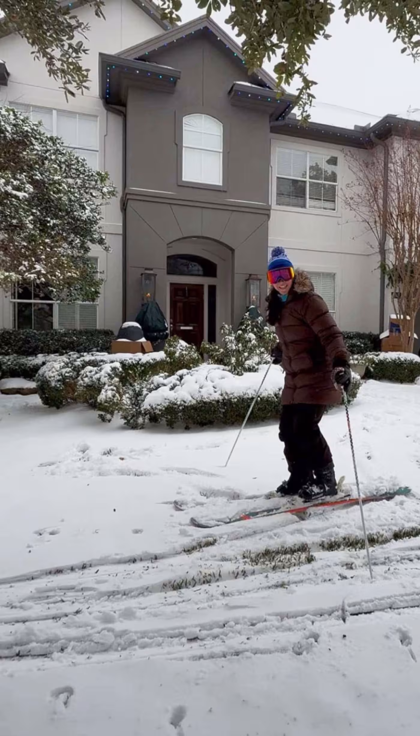 Dr. Jennifer Taylor skiing