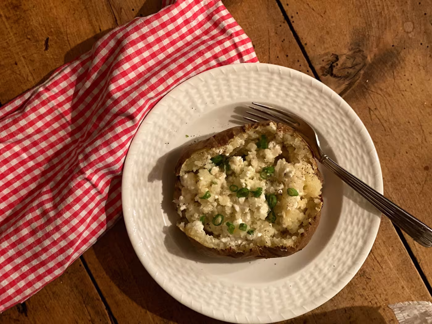 Crispy, Cheesy Baked Potato