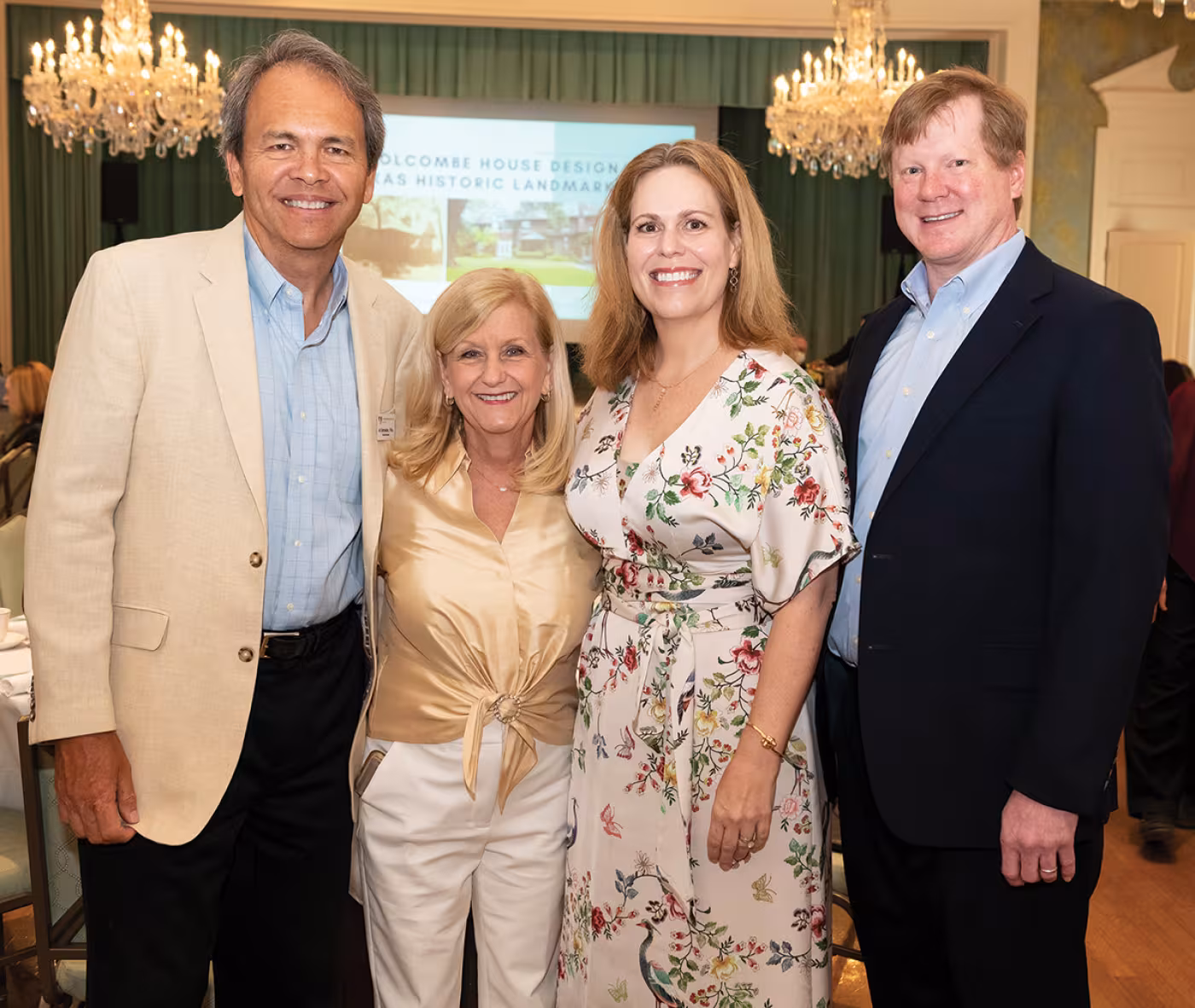 Al Gatmaitan, Nancy Gatmaitan, Monica Hampton, Wallis Hampton