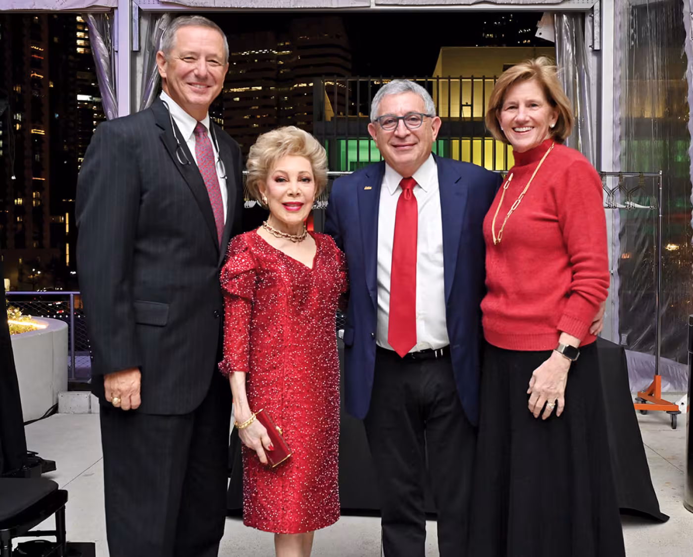 David Wuthrich, Margaret Alkek Williams, Paul Klotman, Mary Klotman