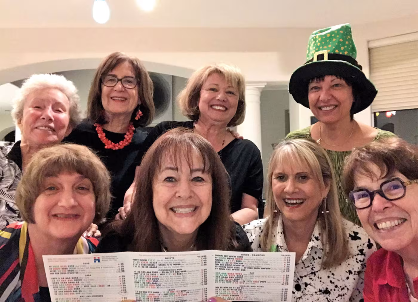 Peggy Blum, Jill Reichman, Sharon Brier, Roberta Grossman, Eileen Barrett, Claire Daum, Gloria Gordon, Orna Feinstein