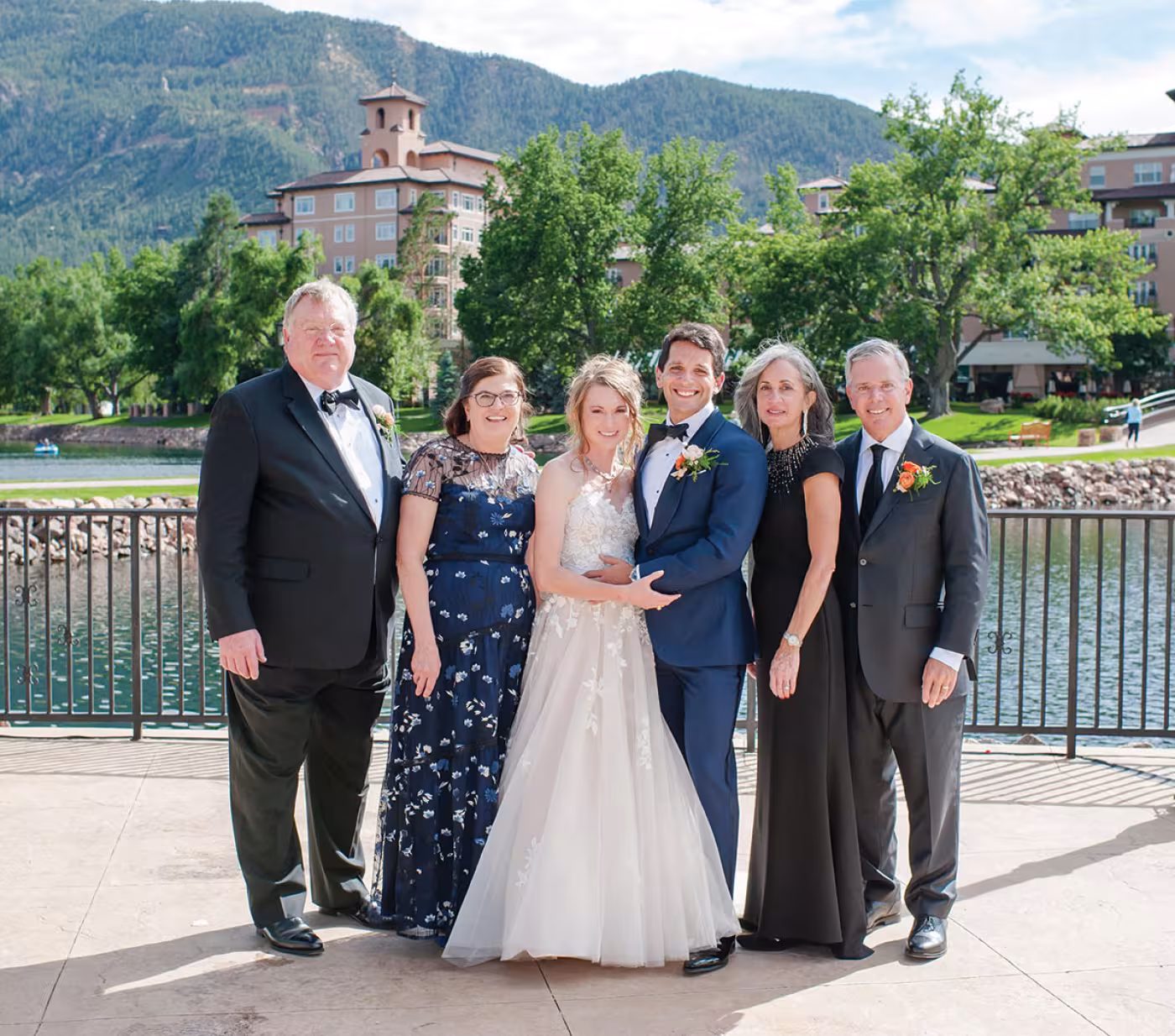 Greg and Dixie Goldsmith, India and Adam Train, and Abby and Jordan Train