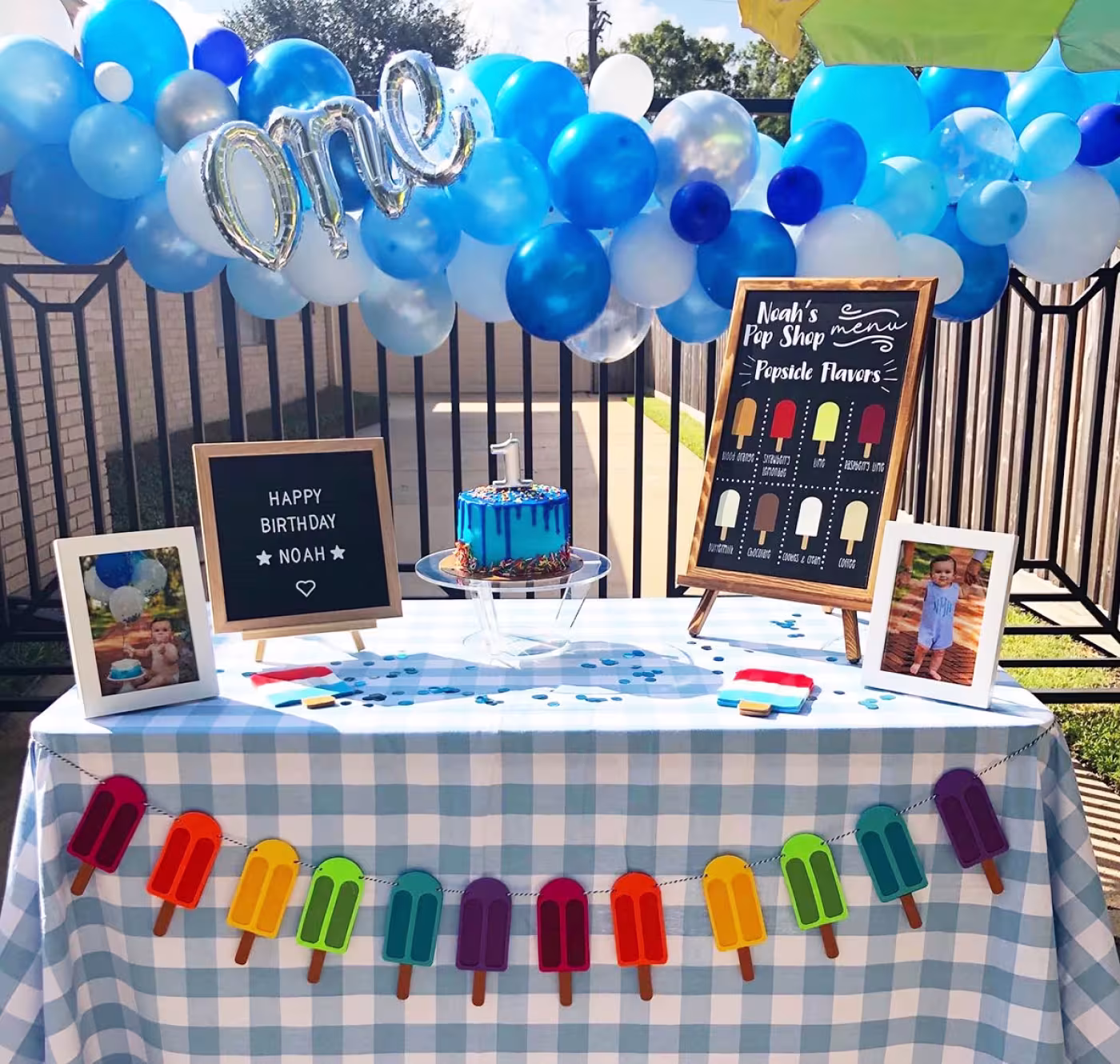 Noah’s first birthday party