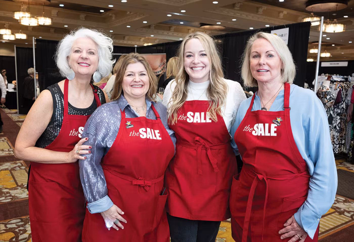 Michele Lipscomb, Susan McMillan, Elizabeth Galante, Connie Wright