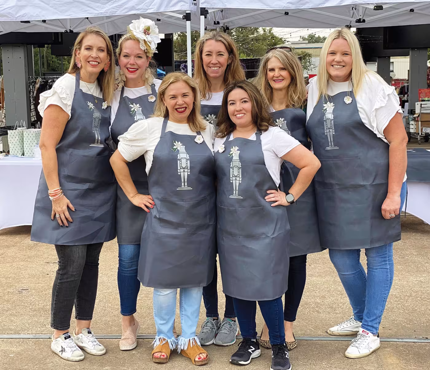 Maribel Farish, Vanessa Archila, Stephanie Tobola, Elizabeth Elder, Dahlia Brown, Gretchen Reed, Angela Jennings