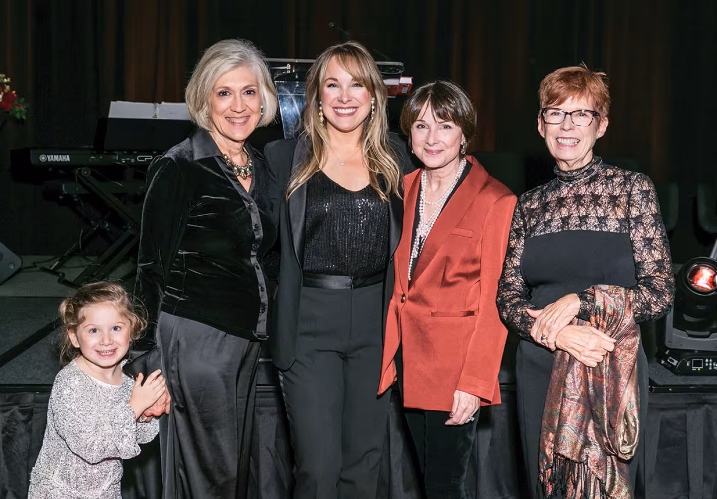 Emilia Croucher, Brenda Croucher, Elaine Balagia Croucher, Mary Balagia, and Maggie Austin
