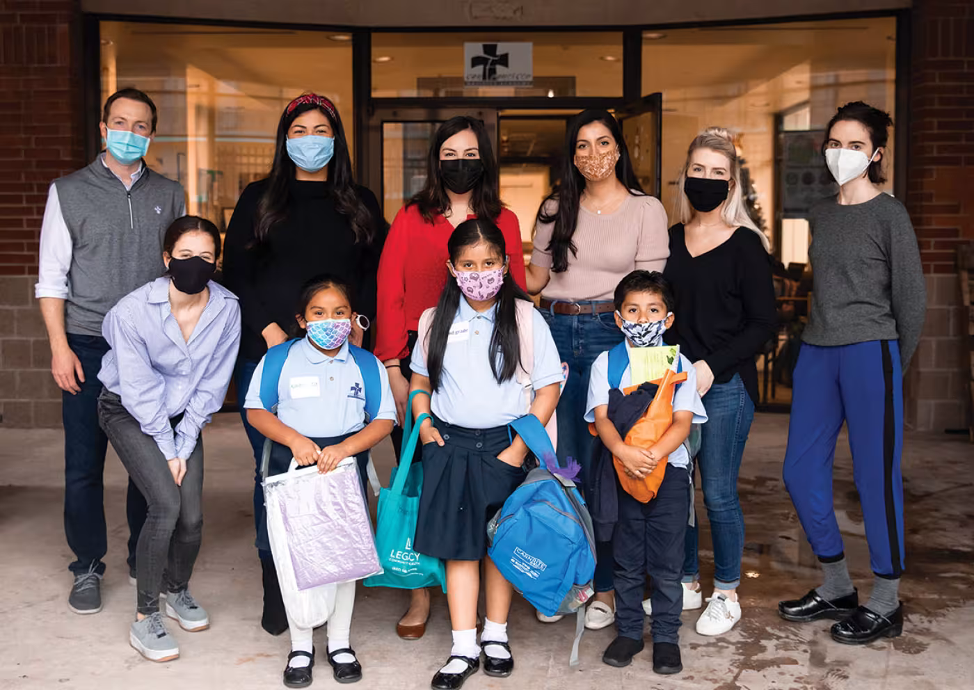 Eleni McGee, Jeff Carnrite, Victoria Villarreal, Aubrey Leatherman, Joselyn Tego, Grace Gosnell, and Clair Hopper