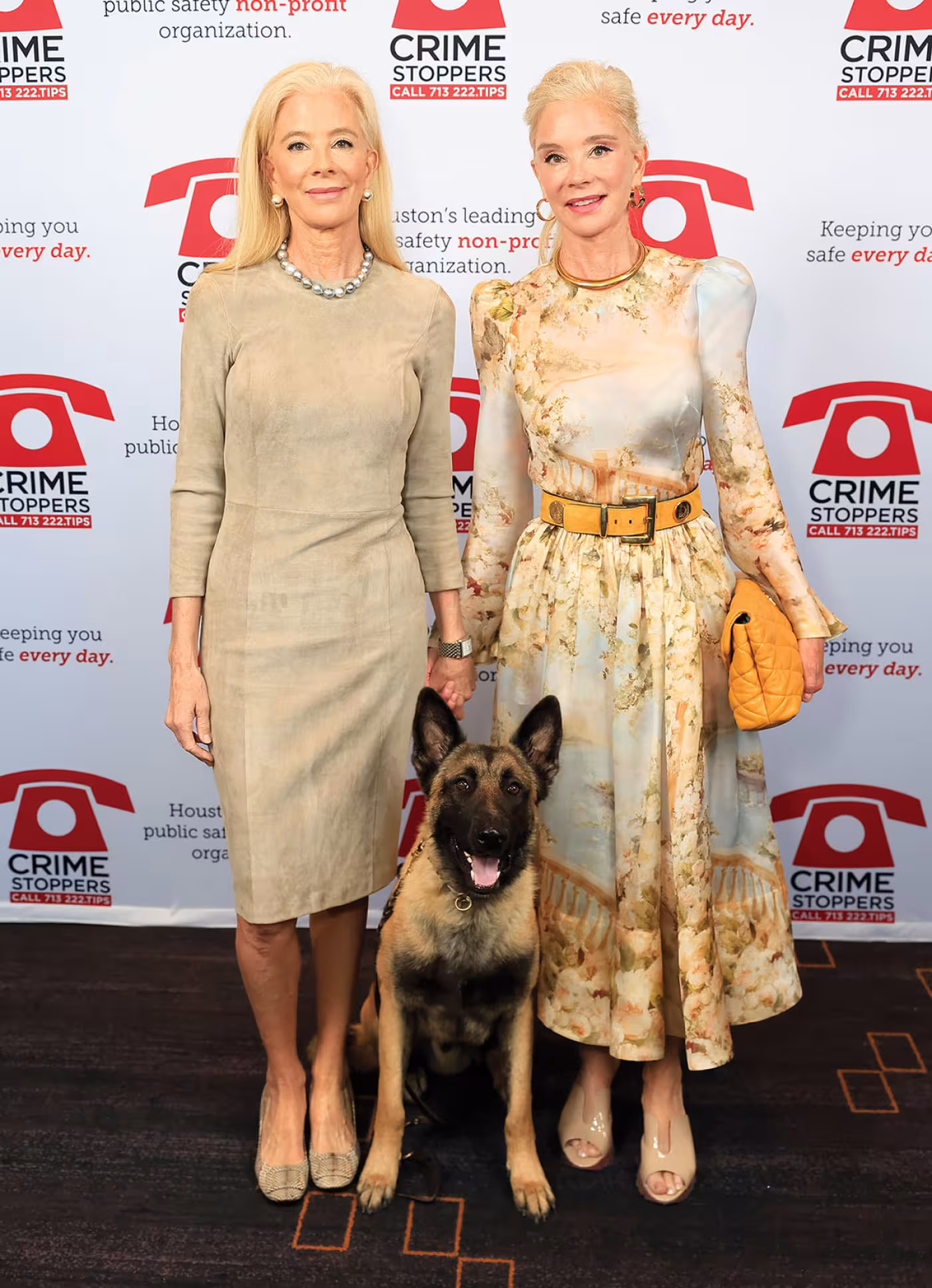 Tama Lundquist, K9 Rocky, and Tena Lundquist Faust