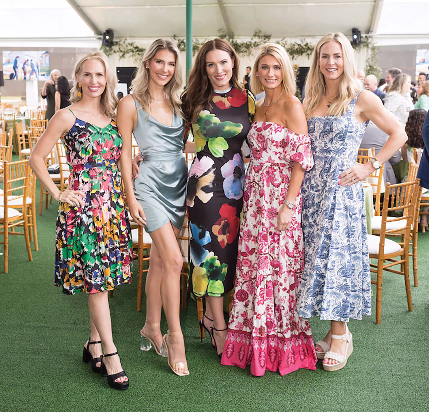 Brittney Christy, Marti Grizzle, Helen Winchell, Jane Luciano, and Lindsey Renfro