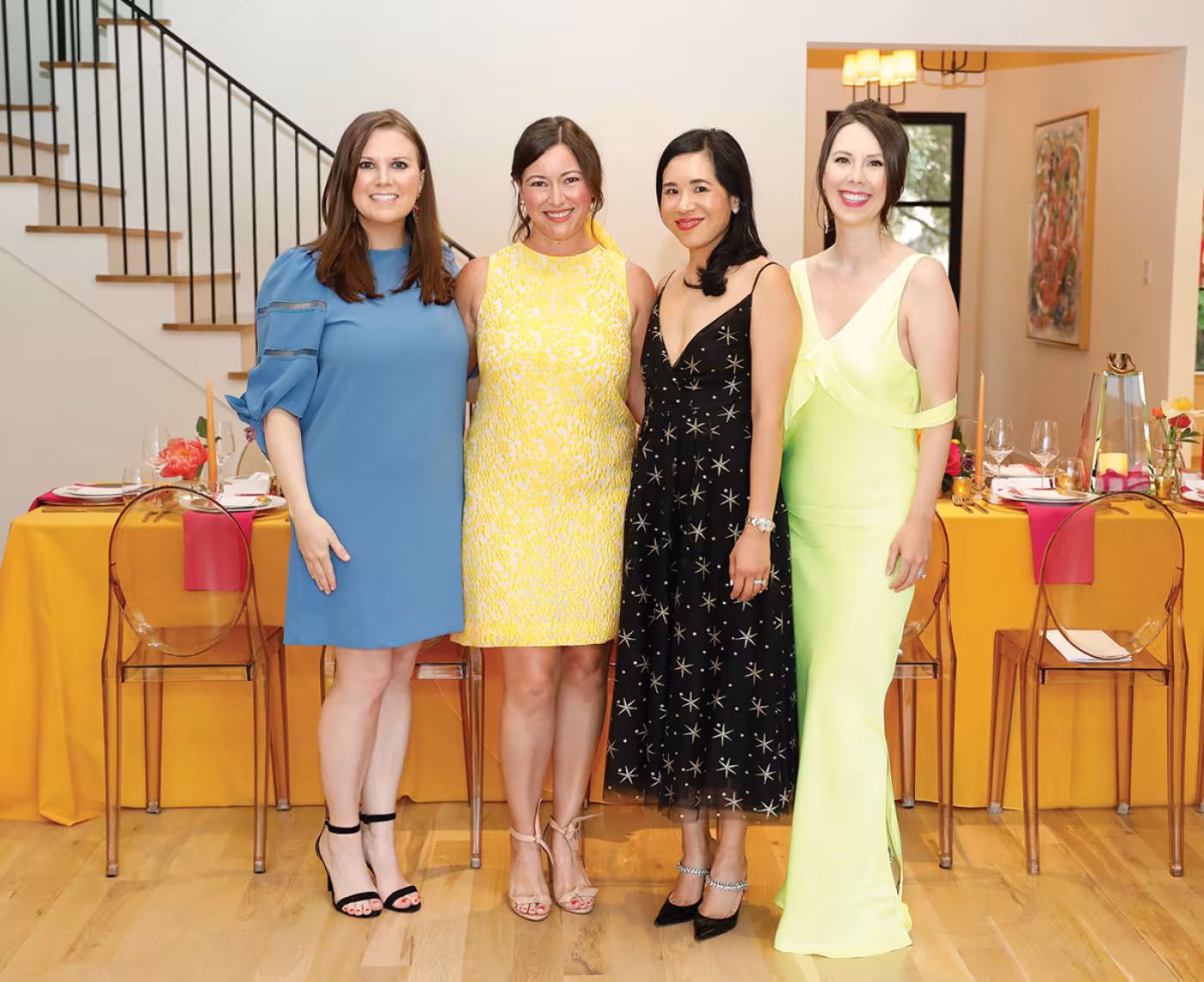 Julie Baughman, Jayne Johnston, Stephanie Fleck, and Leslie Keyes