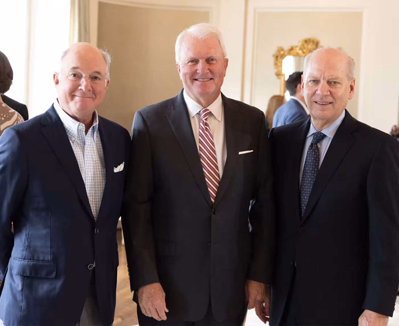 Ken Fisher, Houston Golf Association President and CEO Steve Timms, and Henry Noey