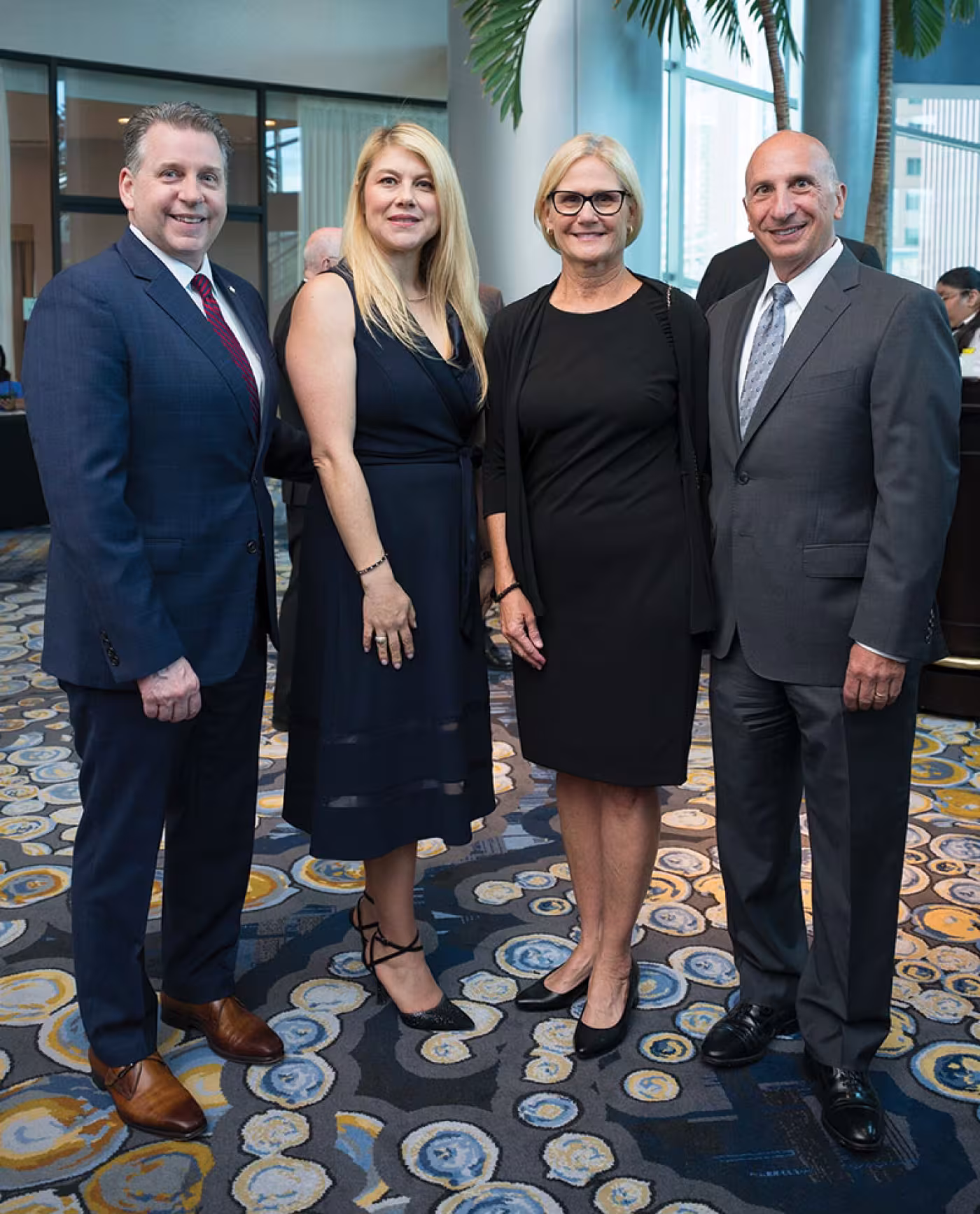 Kevin Hattery and Dr. Erica Hattery, Kathleen and Michael Terracina