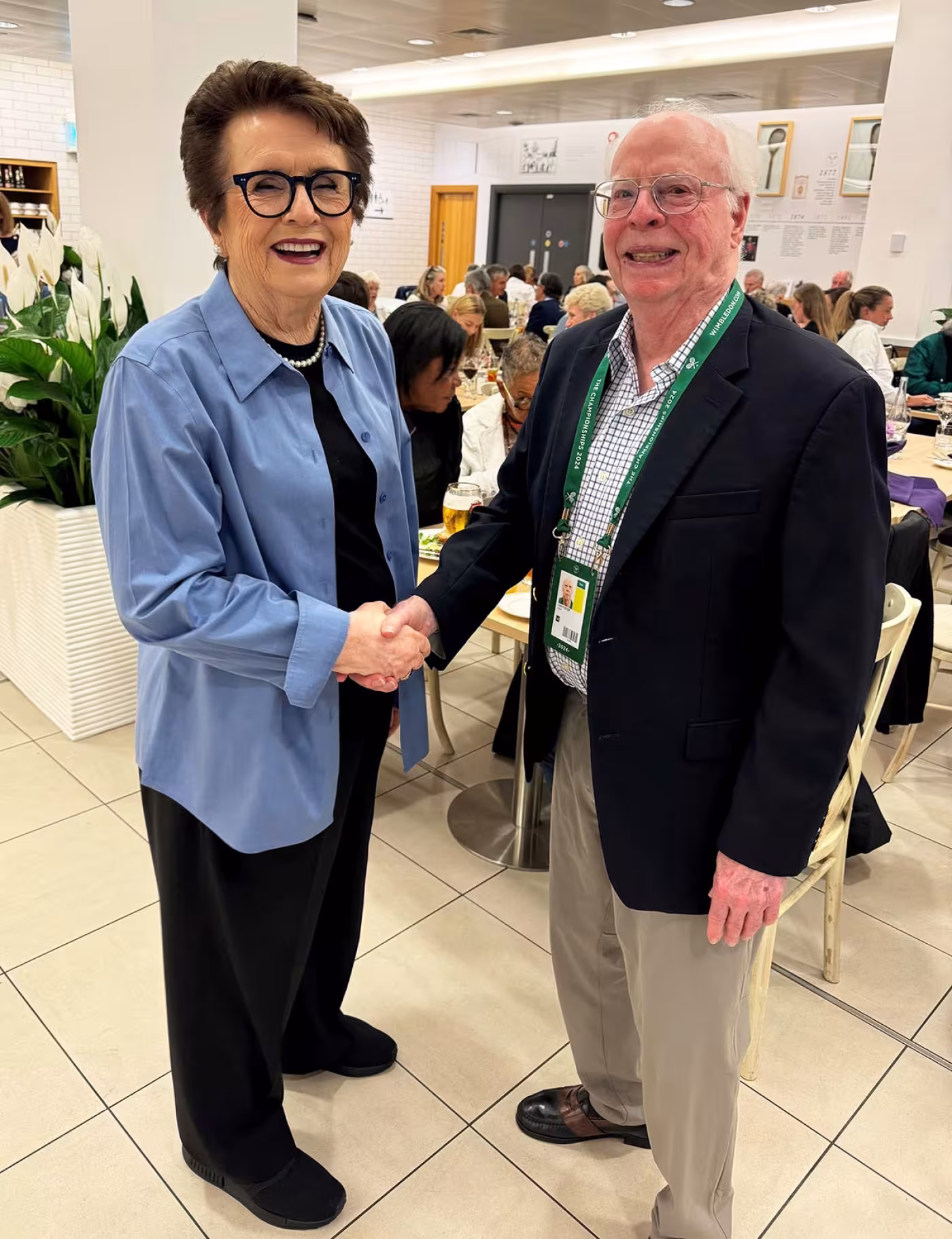 Tom Foster, Billie Jean King,