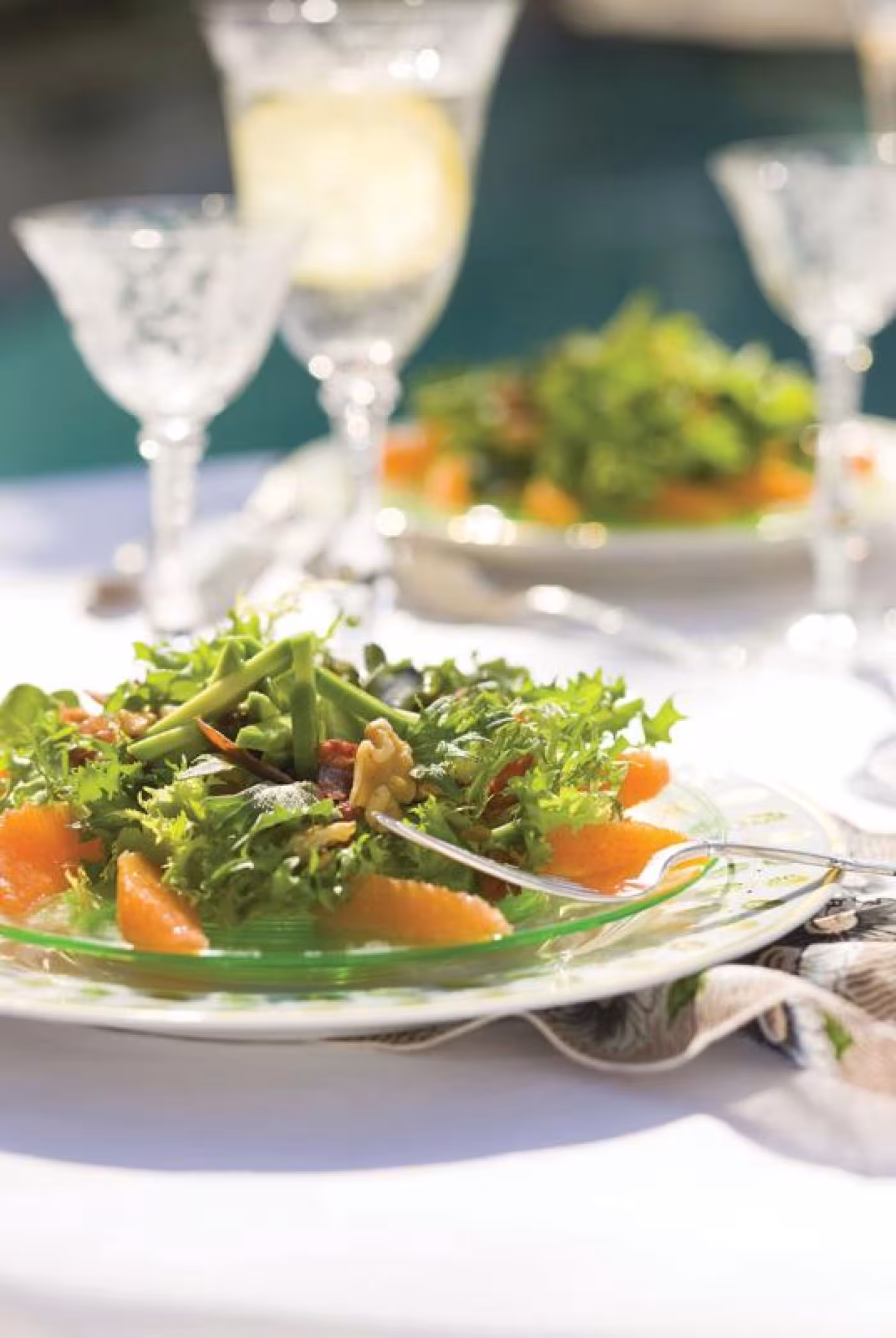 Prosciutto and Orange Salad with Honey Balsamic Vinaigrette