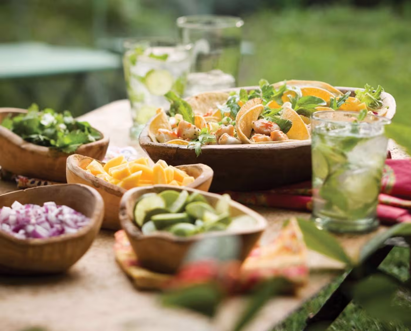 Fish Tacos with Tropical Fruit Salsa