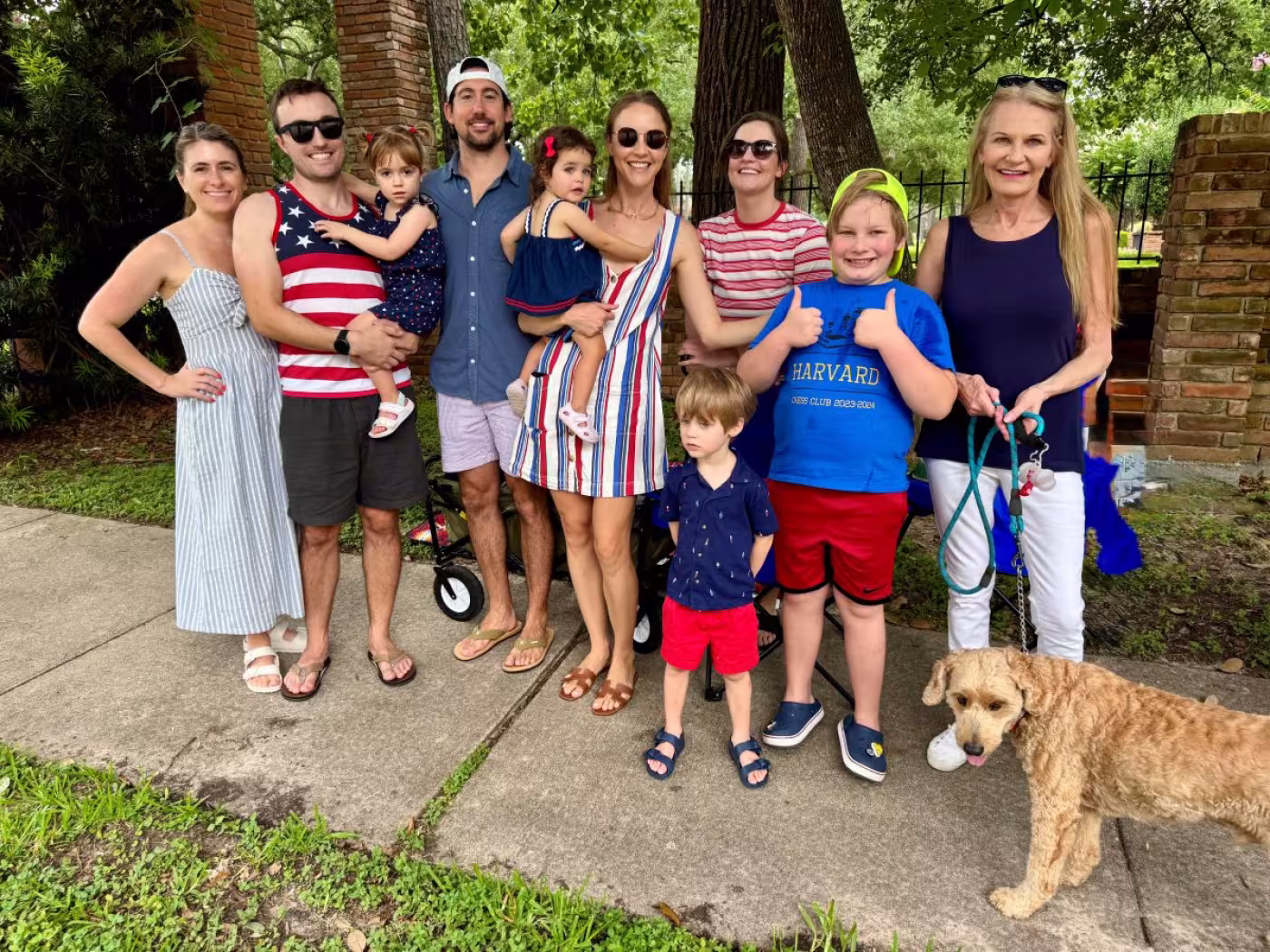 Caitlin Timoney, Matt Ross, Claire Ross, Chris and Faye Brown, Savannah Brown, Lorilei Raymond, Gabe Raymond, Jack Brown, Cherie Raymond