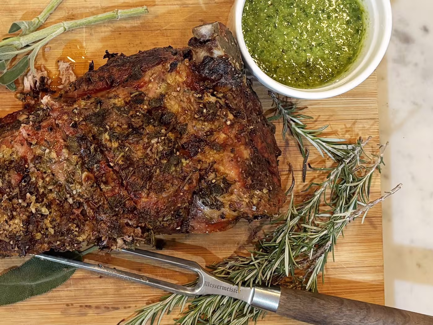 Pork Shoulder with Salsa Verde