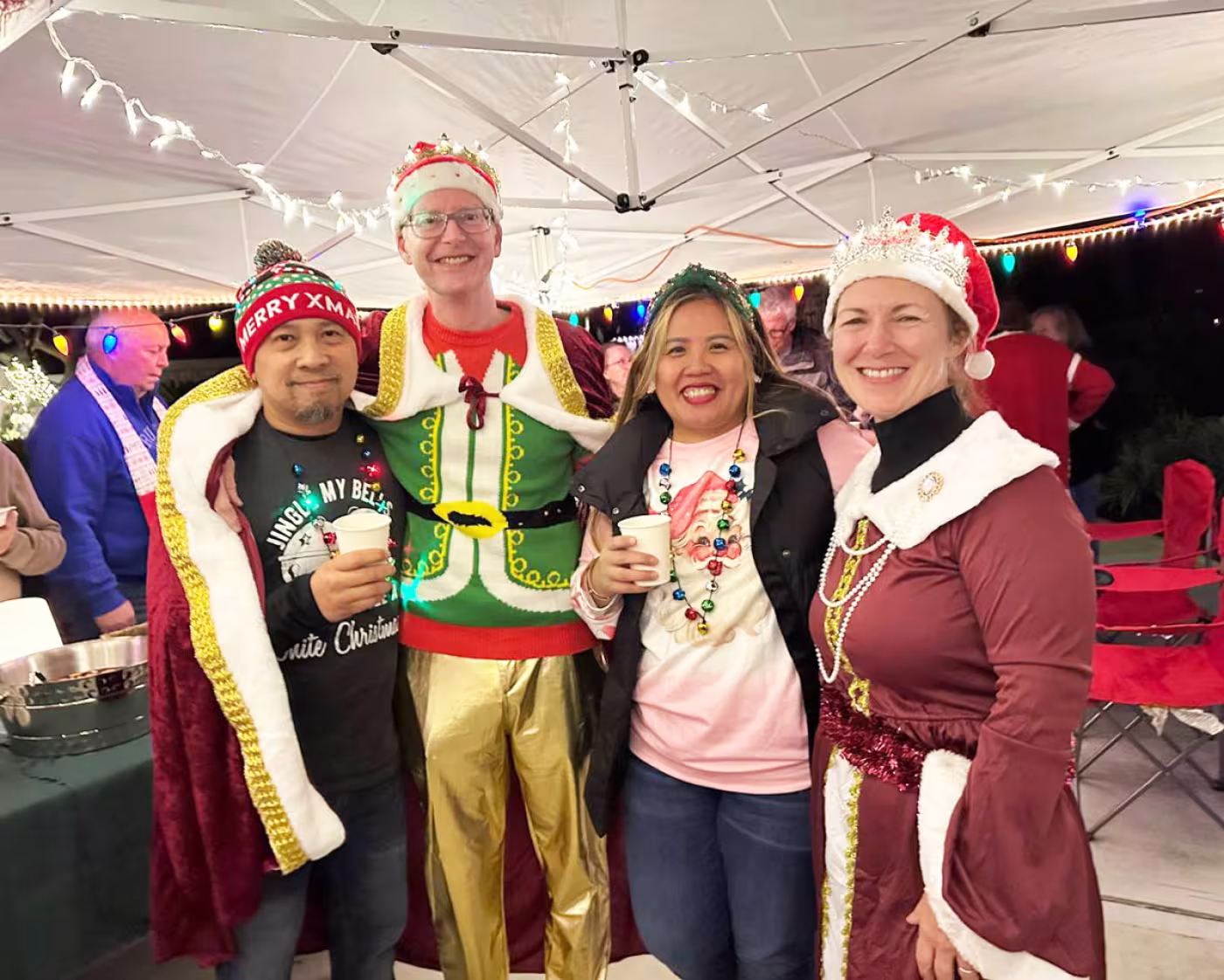 Jake Nguyen, Darren Green, Cindy Nguyen, and Cat Green