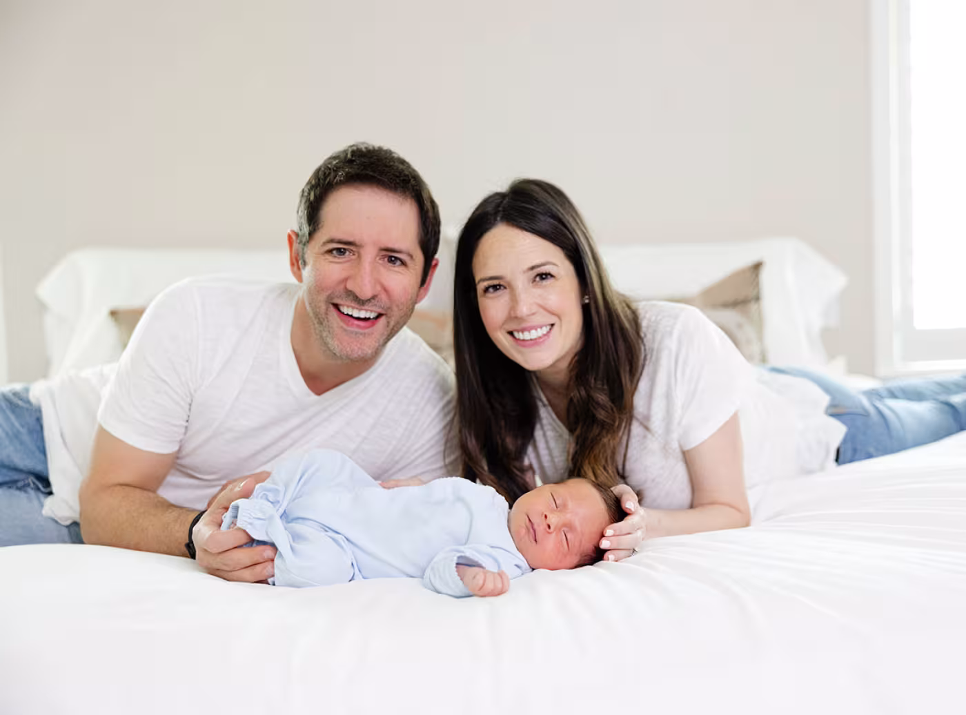 Austin and Ali Hoffman with baby Ryder Sky