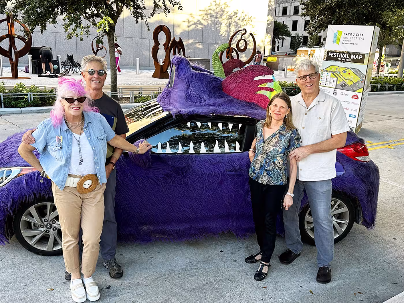 Steve and Marilyn Saks and Nancy McCormick and Tom Shamis