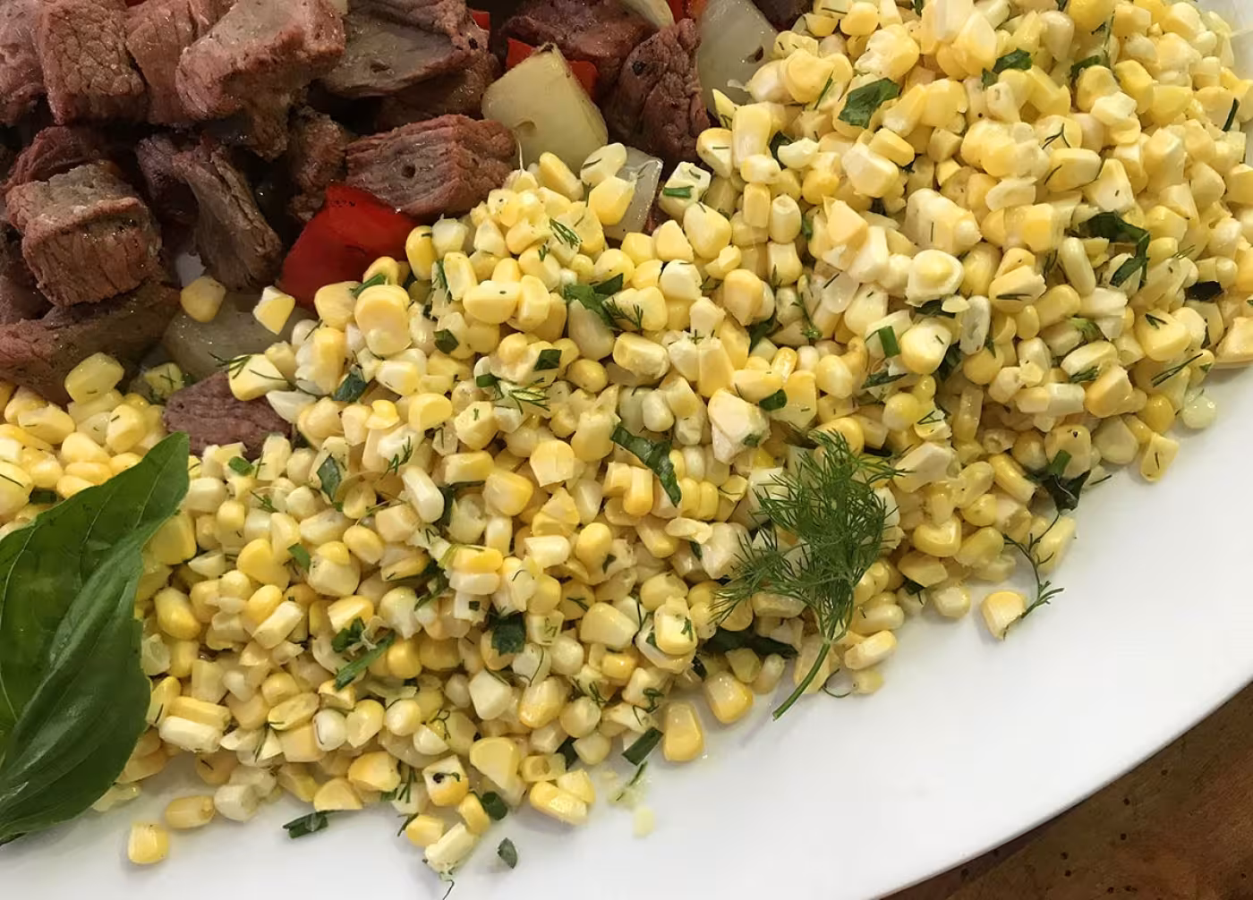 Corn with Herbs and Lime