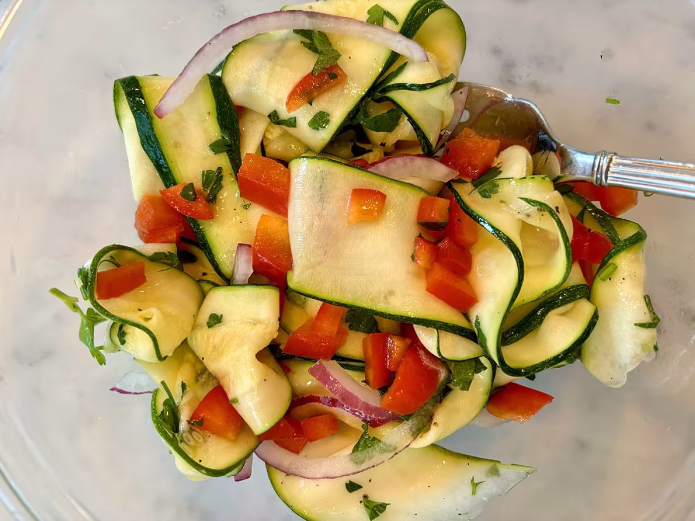 Marinated Zucchini with Mint