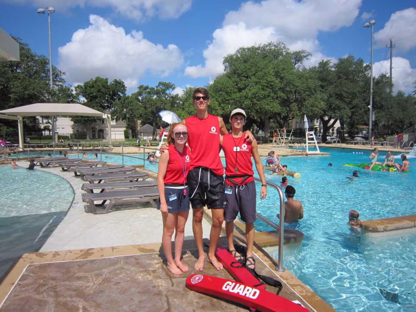 Tara Virginillo likes her working conditions and the friends she has made through lifeguarding.