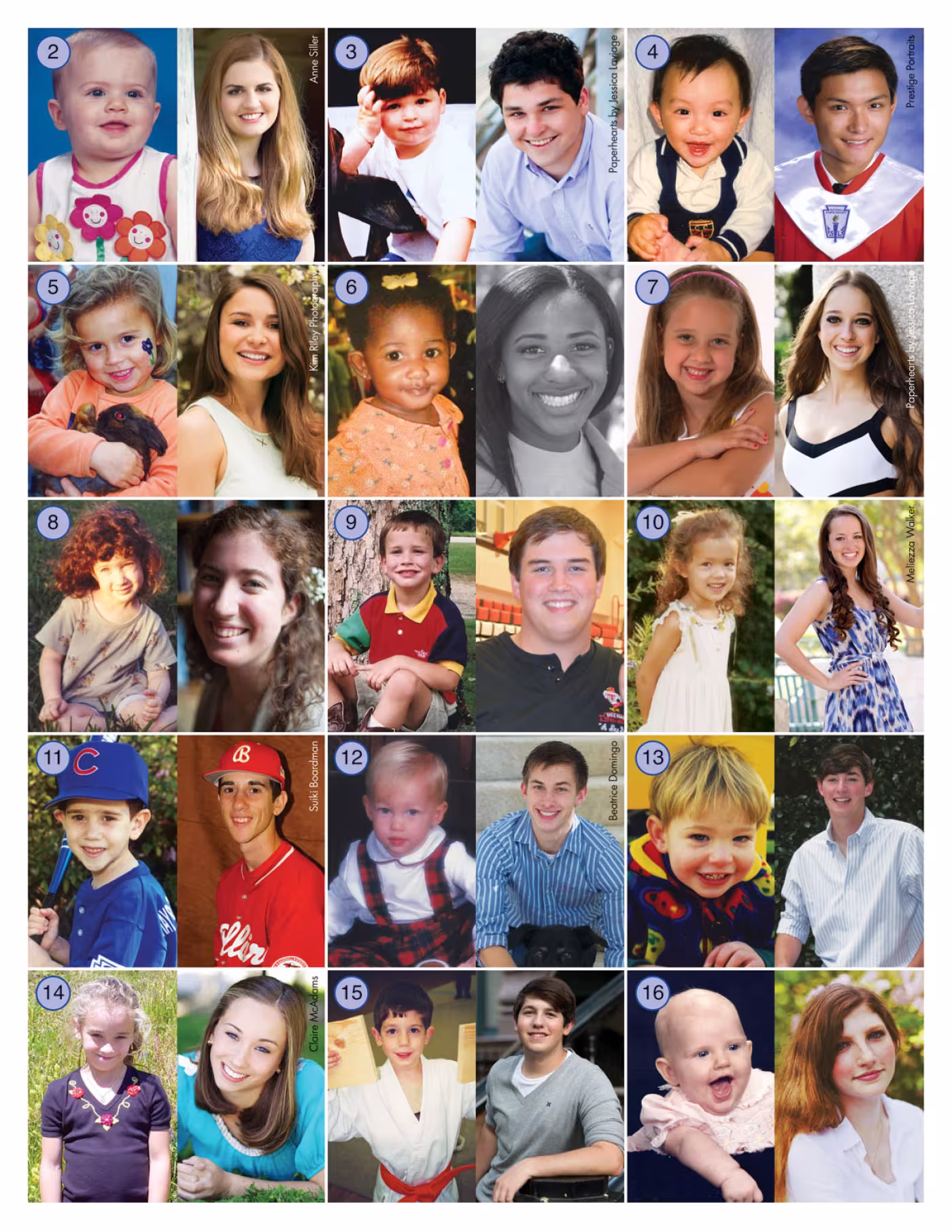 Hailey Haut, Matt Speer, Bowie Lin, Amanda Taylor, Olivia Brown, Melissa Darlow, Emma Graves, Collin Burwinkel, Jaime Yeates, Mark Sam Jr., James Masterson, Will Reid, Kristen Santiago, Connor Albert, Sarah Oakley