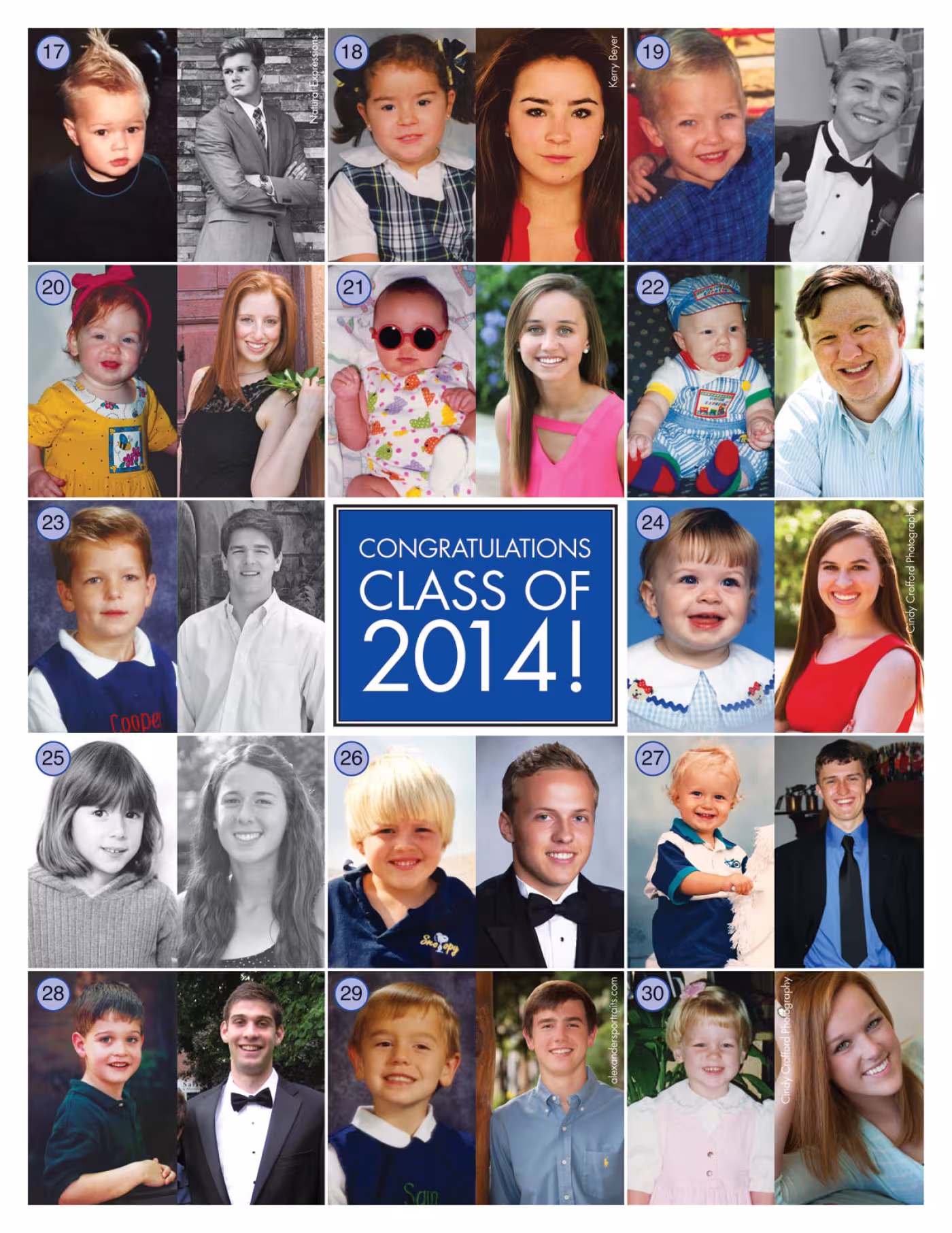 Xavier Marshall, Blair Baldwin, Holt Madden, Paige Suvalsky, Katelyn Wallace, David Bartell, Cooper Deal, Sierra Gaw, Jacqueline Simmons, Caspar Flinder, Thomas Elrod, Kendrick Morris, Sam Schwager, Mary Kate Goss