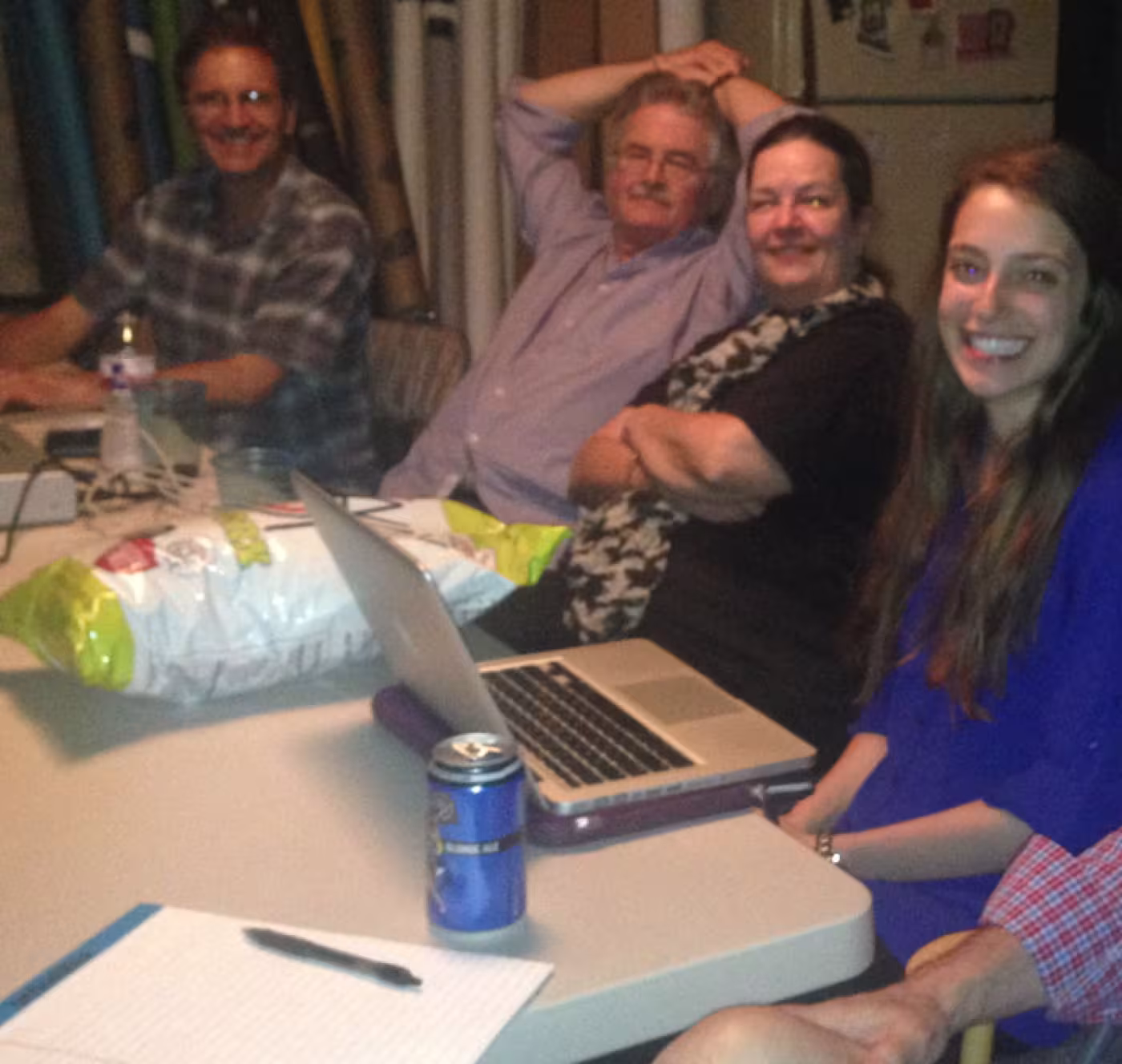 Alex Daily, far right, listened to judges Carol Andrews, Michael Hart, and Scott Kohn’s comments about each photo submitted. Check to see if you are a big winner in the upcoming July issue.