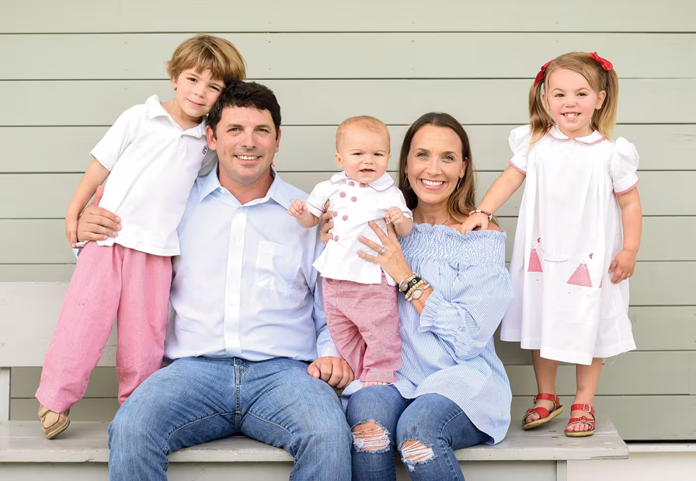 Charlie, Chris, Wyatt, Wesley and Lucy ​Gibson